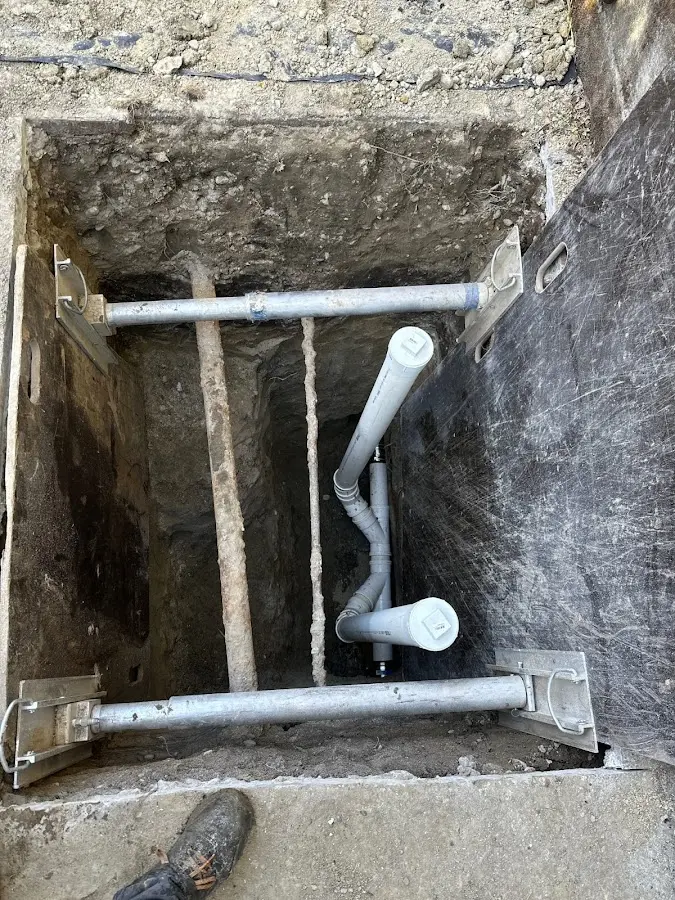 Experienced plumber completing Gas Line Repair work in Crofton